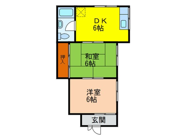 ペディーコート川西の物件間取画像